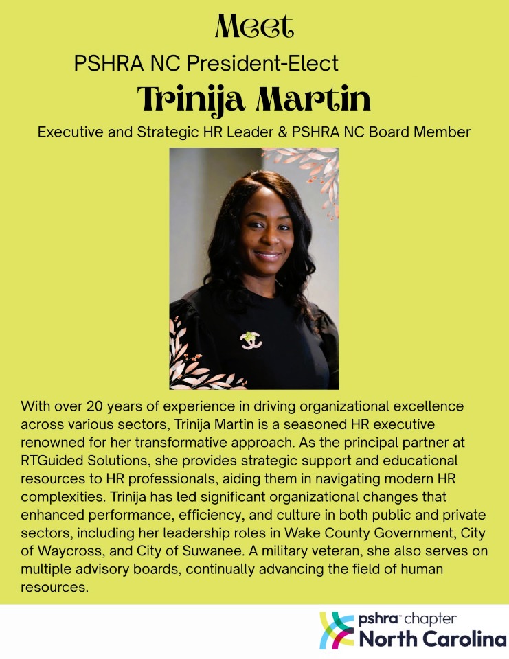 PSHRA North Carolina Chapter - Public Announcements